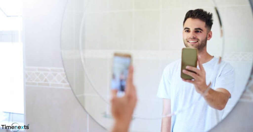 simple-mirror-selfie-caption